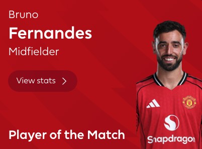  传射建功，B费当选曼联vs水晶宫全场最佳球员 新闻 传射建功，B费当选曼联vs水晶宫全场最佳球员 新闻