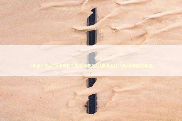 3月首个交易日A股韧性凸显机构建议关注两条主线-3月A股韧性实用型 新闻