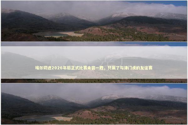 埃尔切进2026年后正式比赛未尝一胜,只赢了与津门虎的友谊赛 埃尔切进2026年后正式比赛未尝一胜,只赢了与津门虎的友谊赛 新闻