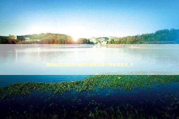 解码自动驾驶技术如何走出概念期引发市场关注_8