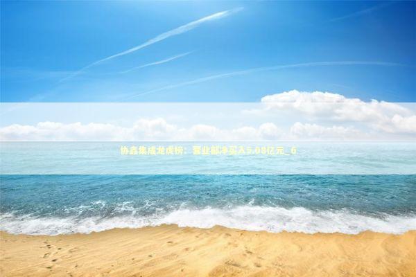 协鑫集成龙虎榜:营业部净买入5.08亿元_6 协鑫集成龙虎榜:营业部净买入5.08亿元_6 新闻